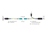 Delock USB 10 Gbps Typ-A Extender Set über LC Duplex Kabel