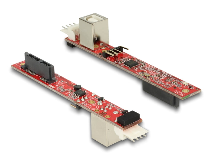 Delock Konverter Slim SATA 13 Pin zu USB 2.0 Typ-B Buchse