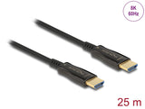 Delock Aktives Optisches Kabel HDMI 8K 60 Hz 25 m