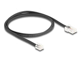Delock Telefonkabel RJ45 Stecker zu RJ11 Stecker schwarz 1 m