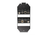 Delock Keystone Halterung 8 Port für Bodentank