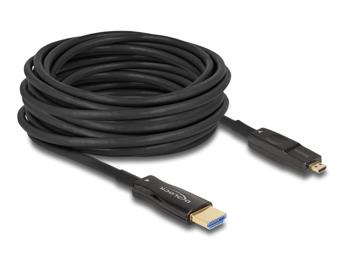 Delock Aktives Optisches 5 in 1 HDMI Kabel 8K 60 Hz 10 m