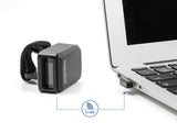 Delock Ringbarcode Scanner 1D und 2D mit 2,4 GHz oder Bluetooth - Wireless Charging Funktion