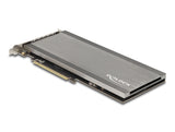 Delock PCI Express 4.0 x16 Karte zu 4 x intern NVMe M.2 Key M mit Kühlkörper und Lüfter - Bifurcation