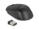 Delock USB Tastatur und Maus Set 2,4 GHz kabellos schwarz (Handballenauflage)