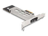 Delock Wechselrahmen PCI Express Karte für 1 x M.2 NVMe SSD - Low Profile Formfaktor