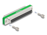 Delock HF/EMI Entstörfilter D-Sub 37 Pin Stecker zu Buchse mit Tiefpass kapazitiv