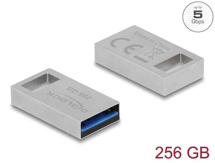 Delock USB 5 Gbps Speicherstick 256 GB - Metallgehäuse
