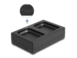 Delock Ringbarcode Scanner 1D und 2D mit 2,4 GHz oder Bluetooth (2 Stück) + Ladestation