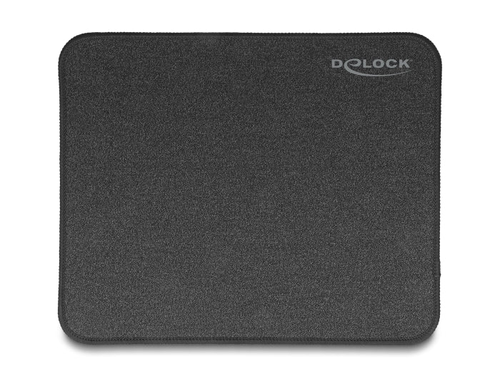 Delock Mauspad Glitzer-schwarz 300 x 245 mm