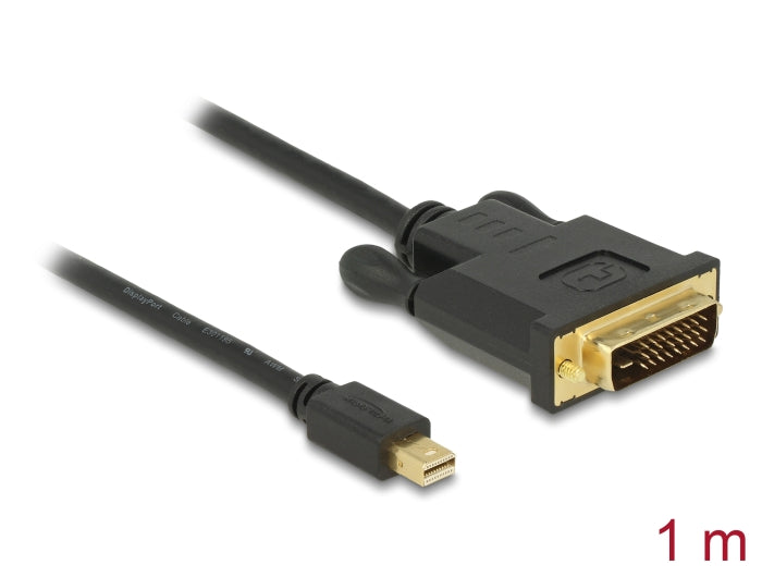 Delock Kabel mini DisplayPort 1.1 Stecker > DVI 24+1 Stecker 1 m