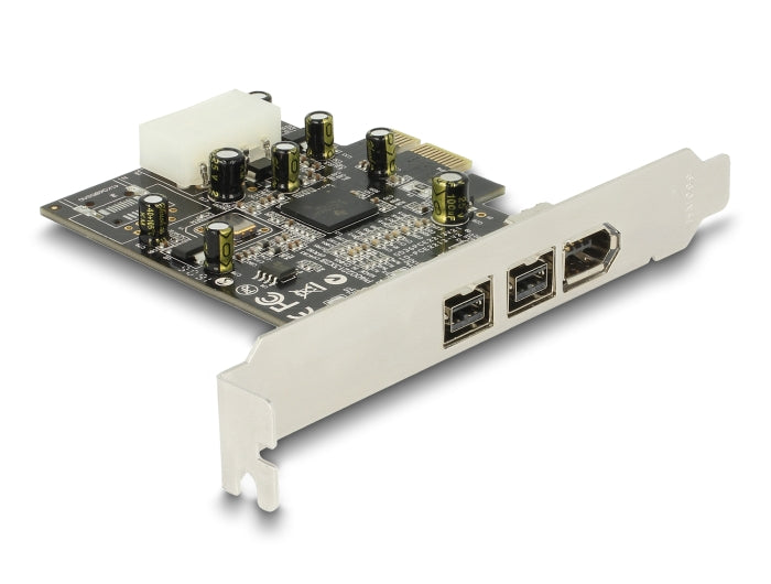 Delock PCI Express x1 Karte > 2 x extern FireWire B + 1 x extern FireWire A