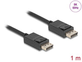 Delock DisplayPort Kabel 16K 30 Hz / 8K 60 Hz 40 Gbps 1 m