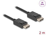 Delock DisplayPort Kabel 16K 30 Hz / 8K 60 Hz 40 Gbps 2 m