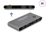 Delock USB-C™ KVM Switch zu HDMI 8K 60 Hz mit USB 2.0