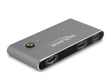 Delock USB-C™ KVM Switch zu HDMI 8K 60 Hz mit USB 2.0