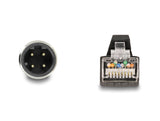 Delock M12 Kabel D-kodiert 4 Pin Stecker zu RJ45 Stecker PUR (TPU) 1 m