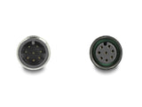 Delock M12 Kabel A-kodiert 8 Pin Stecker zu Buchse PUR (TPU) 1 m
