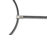 Navilock Dual Notebook Sicherungskabel mit Schlüssel für Kensington Slot 3 x 7 mm und Nano Slot 2,5 x 6 mm