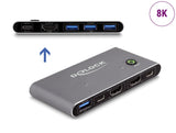 Delock HDMI KVM Switch 8K 60 Hz mit USB 5 Gbps