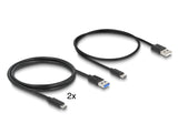 Delock HDMI KVM Switch 8K 60 Hz mit USB 5 Gbps