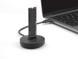 Delock M.2 Dockingstation für M.2 NVMe / SATA SSD mit USB 10 Gbps USB Type-C™ Stecker