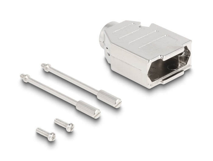 Delock Gehäuse für D-Sub 9 Pin Stecker / Buchse Zinklegierung