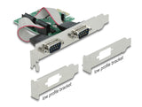Delock PCI Express x1 Karte zu 2 x Seriell RS-232