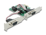 Delock PCI Express x1 Karte zu 2 x Seriell RS-232
