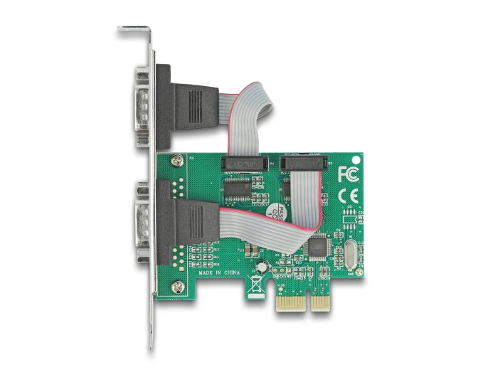 Delock PCI Express x1 Karte zu 2 x Seriell RS-232