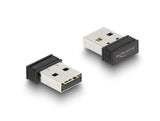 Delock 2 in 1 USB Typ-A Nummernblock mit Taschenrechner Funktion 2,4 GHz kabellos schwarz
