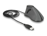 Delock Ergonomische optische 5-Tasten vertikal USB Maus
