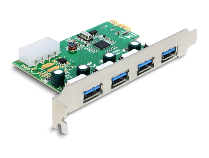 Delock PCI Express x1 Karte zu 4 x extern USB Typ-A Buchse USB 5 Gbps