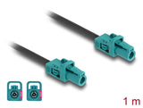 Delock Kabel Mini FAKRA Z Buchse single zu Mini FAKRA Z Buchse single A-Typ