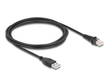 Delock RJ50 zu USB 2.0 Typ-A Barcodescanner Kabel 2 m