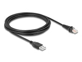 Delock RJ50 zu USB 2.0 Typ-A Barcodescanner Kabel 3 m