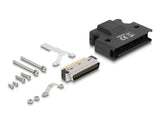 Delock MDR Stecker 50 Pin Lötanschluss mit Gehäuse