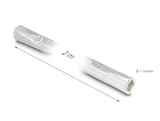 Delock Kabelschlauch aus Glasfasergeflecht und Aluminium 2 m x 16 mm