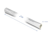 Delock Kabelschlauch aus Glasfasergeflecht und Aluminium 2 m x 10 mm