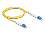 Delock LWL Kabel LC Duplex zu LC Duplex Singlemode OS2 winkelbar 3 m