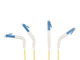 Delock LWL Kabel LC Duplex zu LC Duplex Singlemode OS2 winkelbar 3 m