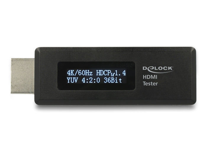 Delock HDMI Tester für EDID Information mit OLED Anzeige