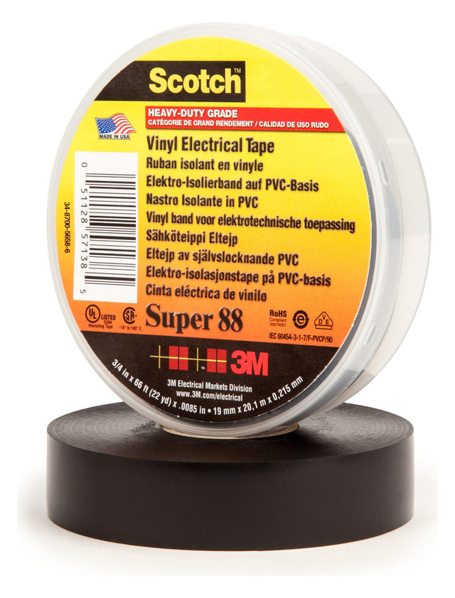 3M/SCOTCH Isolierband schwarz 19x20 80-6116-1508-1 Super8819x20