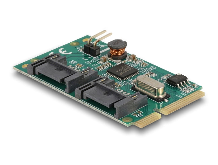 Delock Mini PCIe I/O PCIe full size 2 x SATA 6 Gb/s