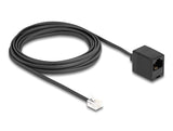 Delock Telefonkabel RJ11 Stecker zu RJ45 Buchse schwarz 5 m