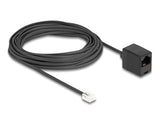 Delock Telefonkabel RJ11 Stecker zu RJ45 Buchse schwarz 10 m
