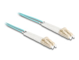 Delock LWL Kabel LC Duplex zu LC Duplex Multimode OM3 winkelbar 5 m