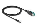 Delock PoweredUSB Kabel Stecker 12 V zu DC 5,5 x 2,5 mm Stecker 2 m