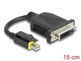 Delock Mini DisplayPort 1.1 zu DVI Adapter mit Einrastfunktion Passiv