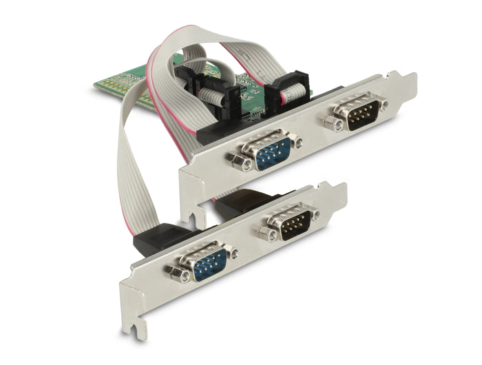 Delock PCI Express x1 Karte zu 4 x Seriell RS-232